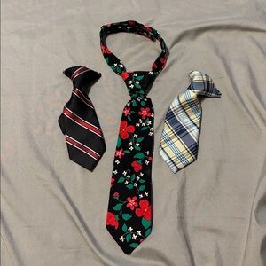 Floral and Plaid Tie Set